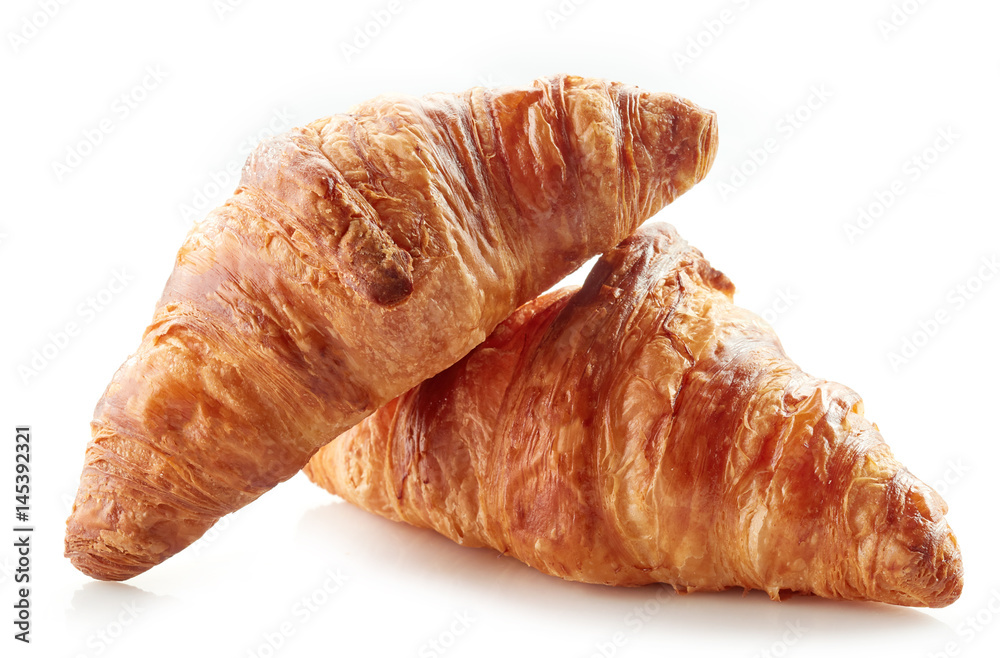 freshly baked croissants