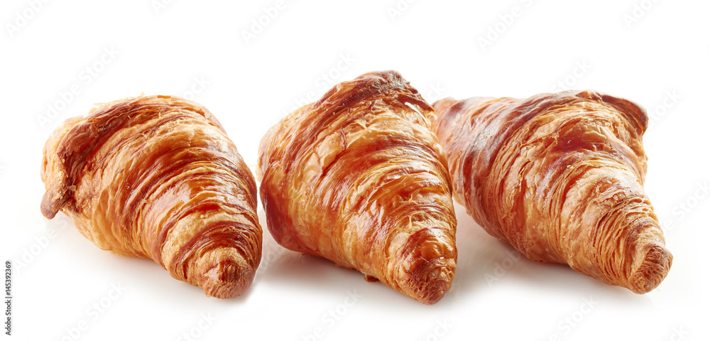 freshly baked croissants