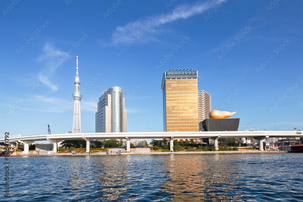 modern buildings in midtown of modern city