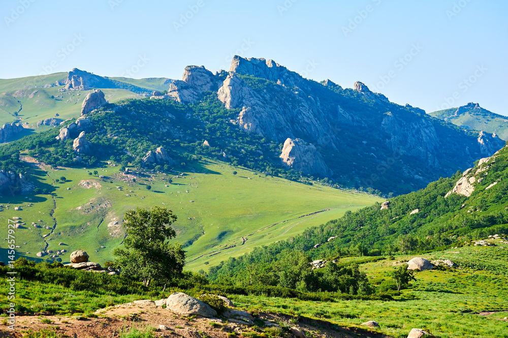 和喜腾全球地质公园青山区风景区