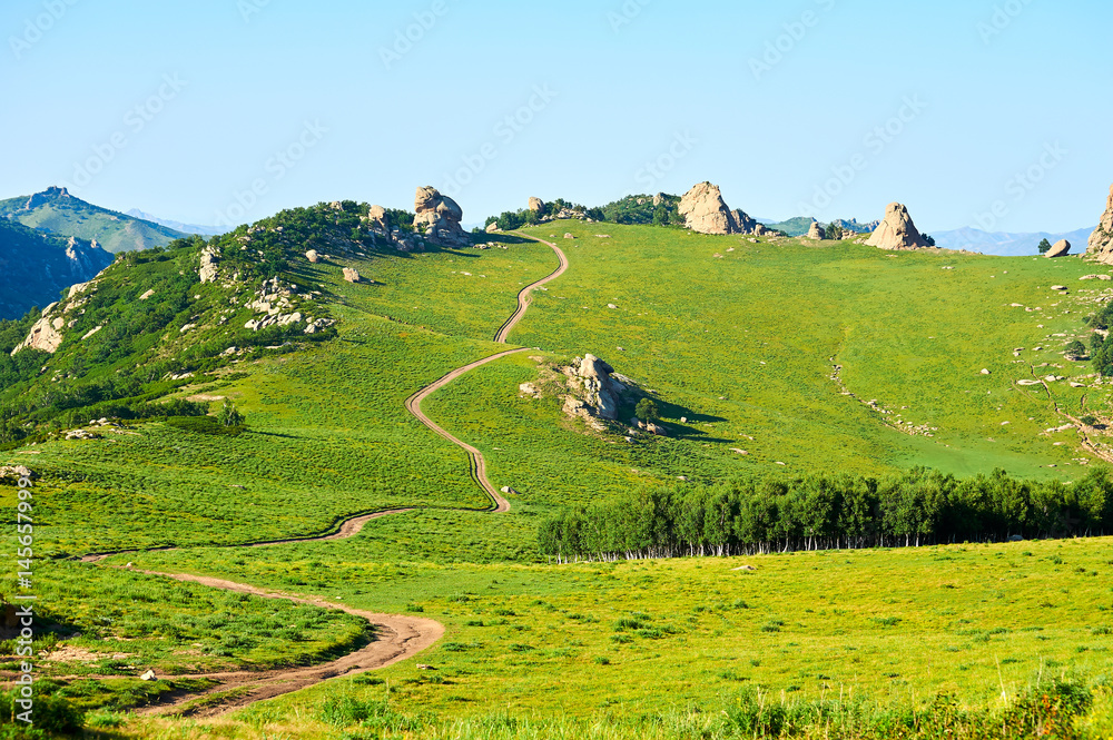 鹤溪腾全球地质公园青山区风景区