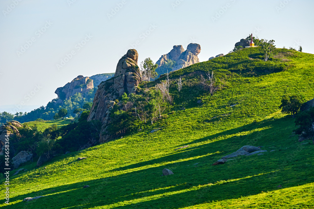 Qingshan district  of Hexigten global geopark  scenic