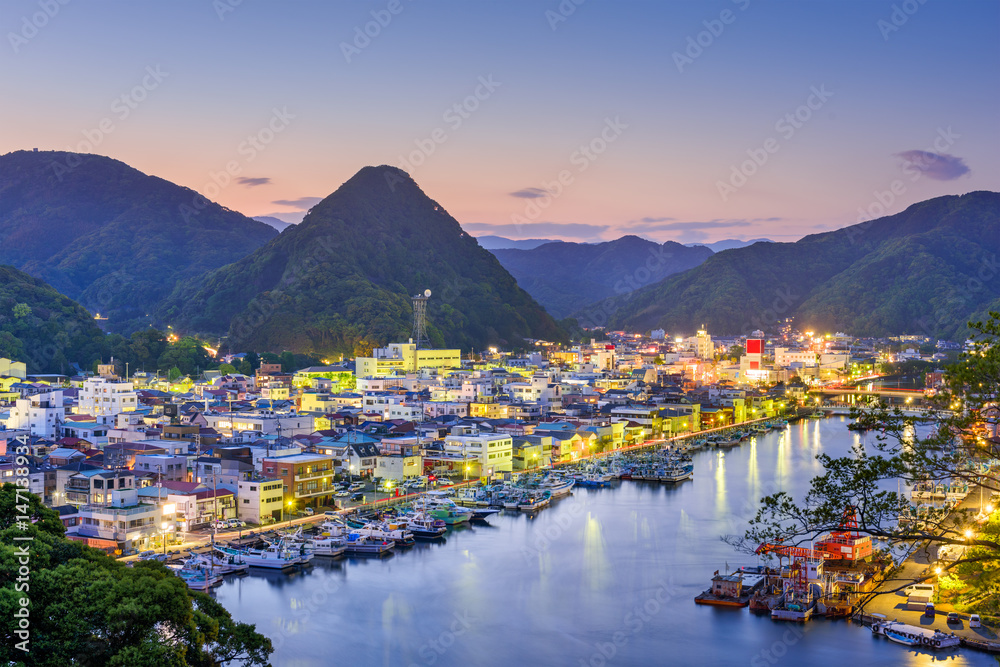 Shimoda, Japan Town Skyline