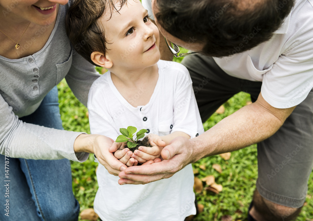 Kid Gardening Greenery Growing Leisure