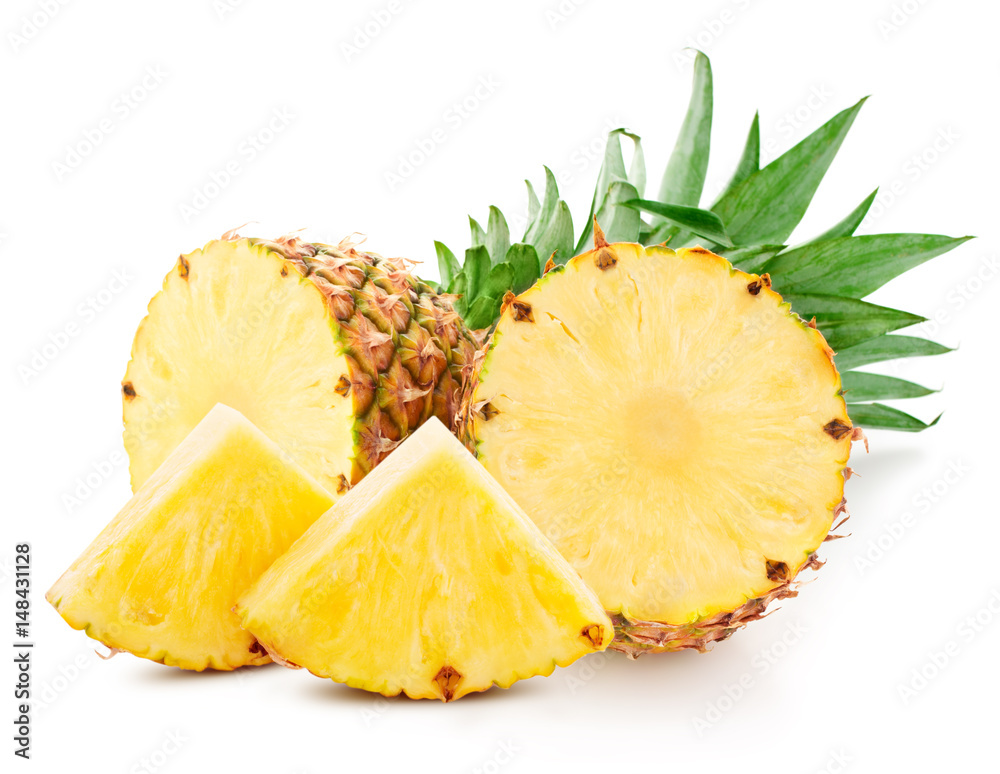 pineapple with slices