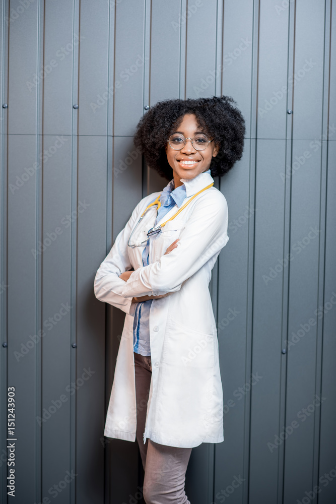 African doctor portrait