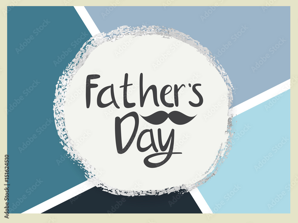 Fathers Day Background. Best Dad Vector Illustration