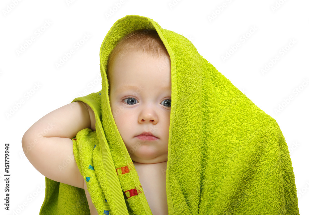 baby in towel