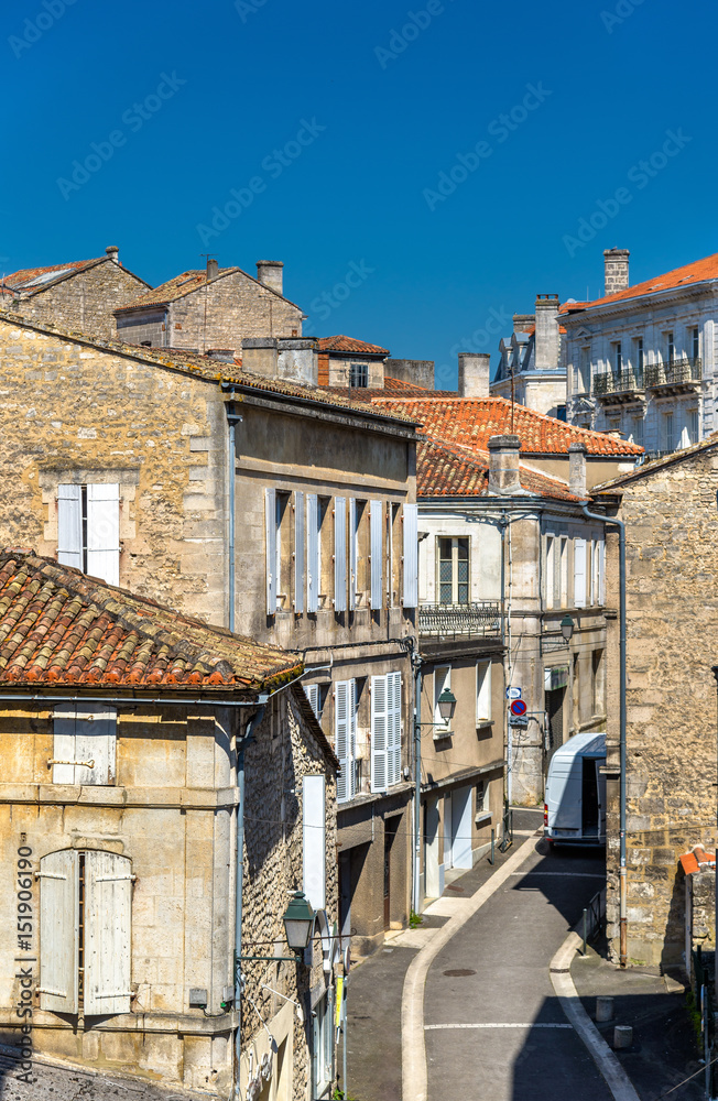 Historic buildings in Angouleme, France