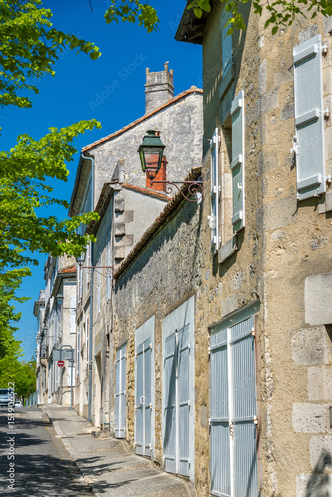 Historic buildings in Angouleme, France