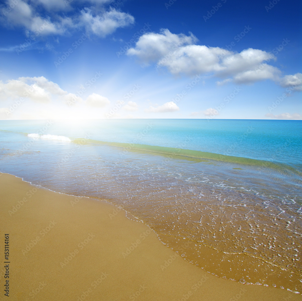 海滩与大海