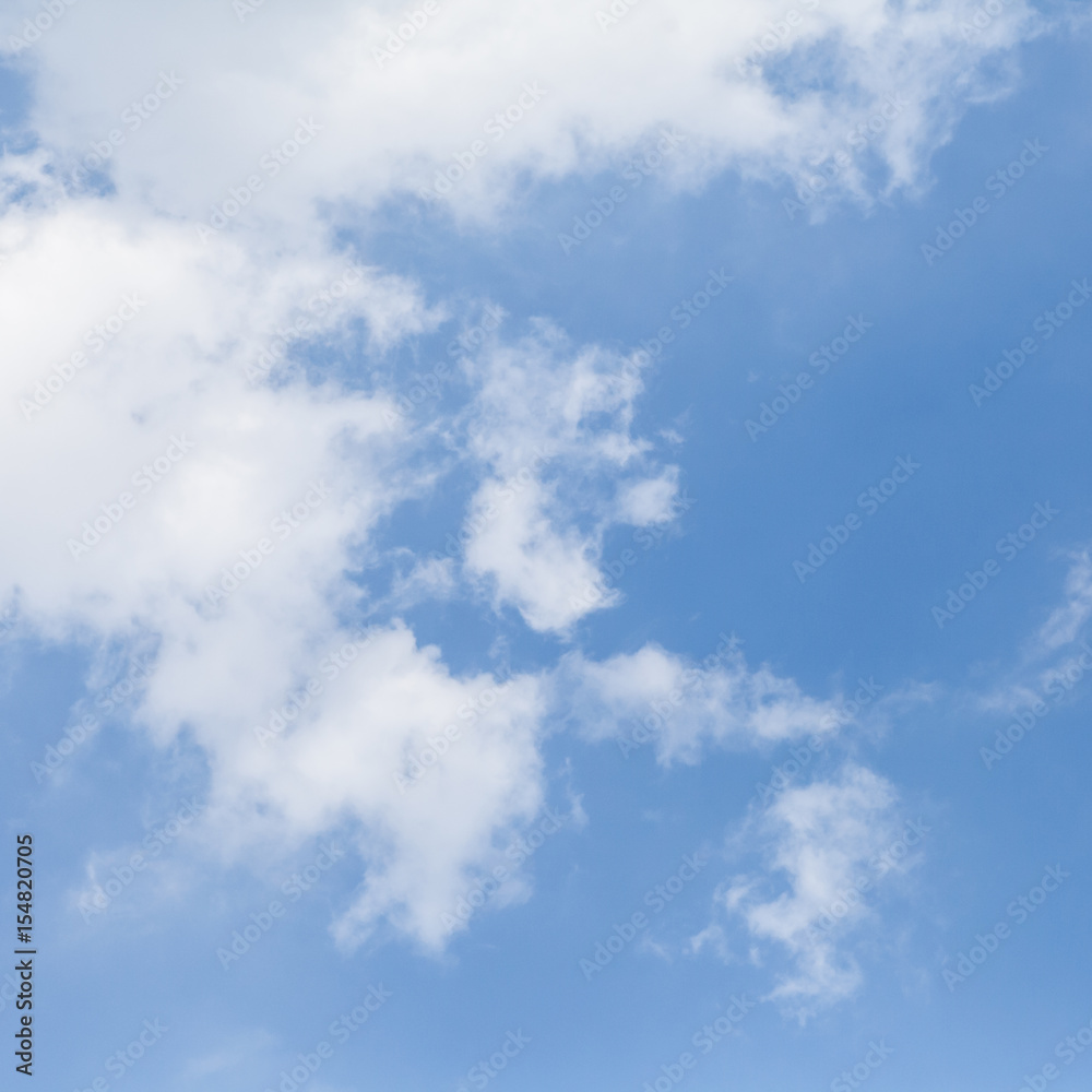 Natural background of Blue sky and cloud