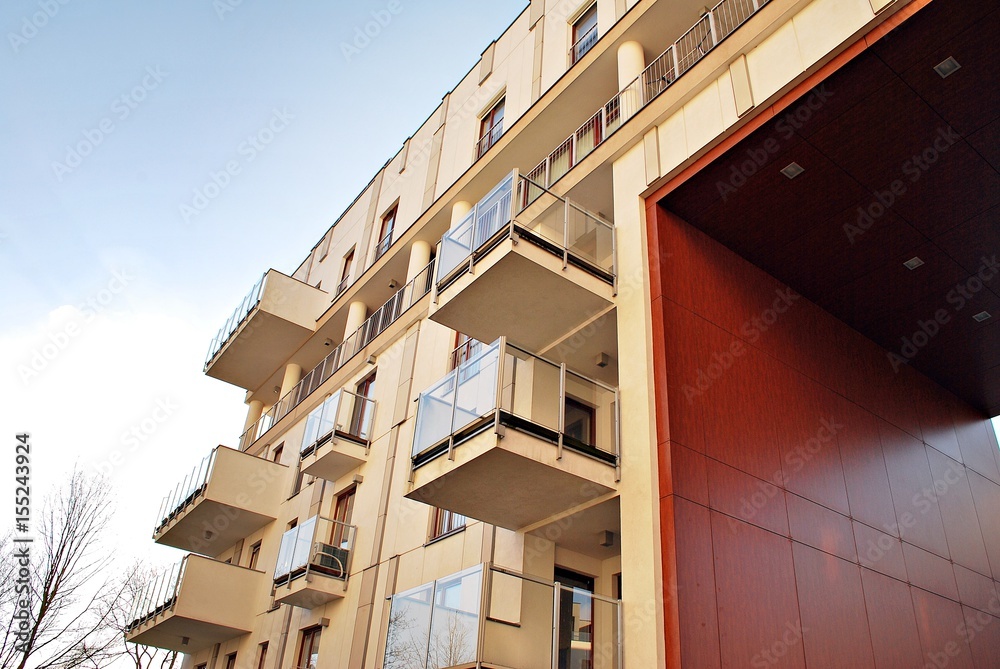 Facade of a modern building