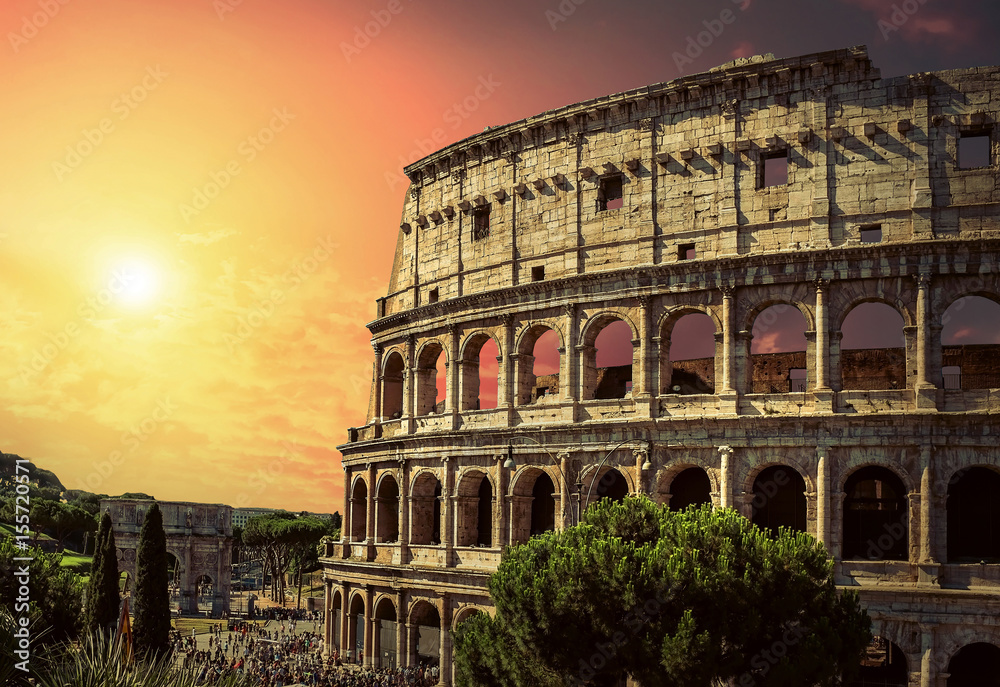 One of the most popular travel place in world - Roman Coliseum.