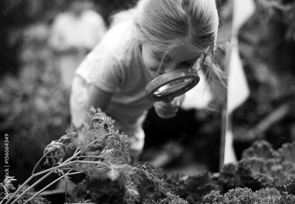 Kid in a garden experience and idea