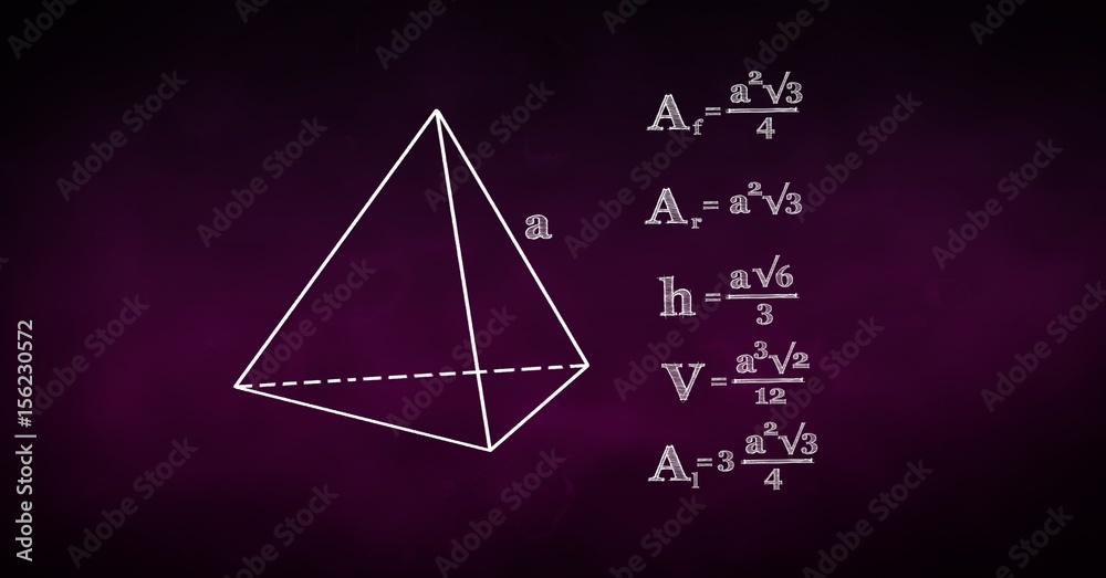 图表和数学公式的数字合成图像