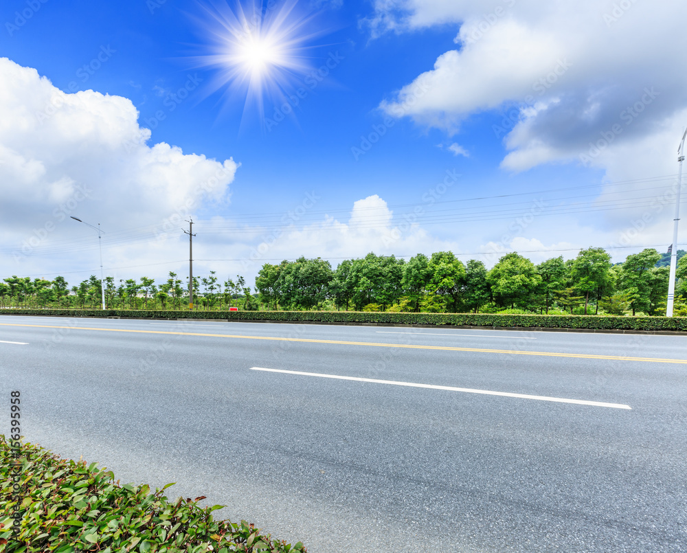 乡村柏油路