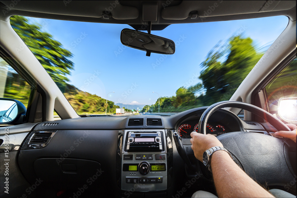 運転席からの風景