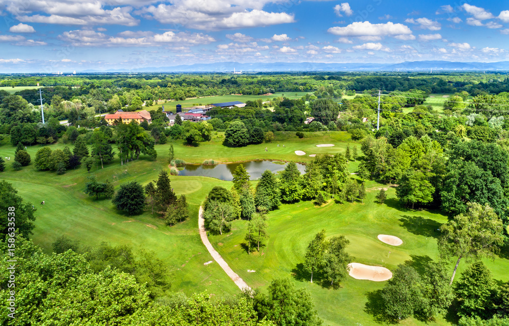 Terrain of the Strasbourg Golf Club - France