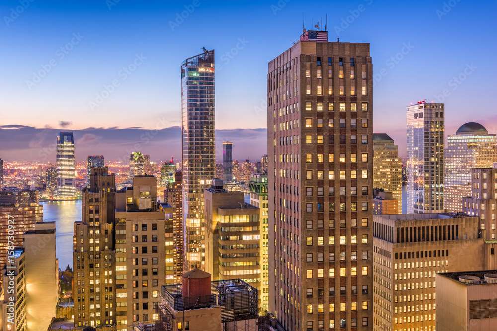 New York, New York, USA Cityscape.