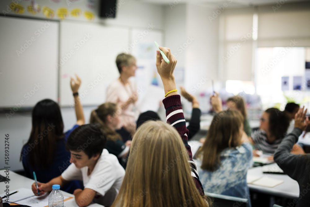 学习学校生活方式的学生群体