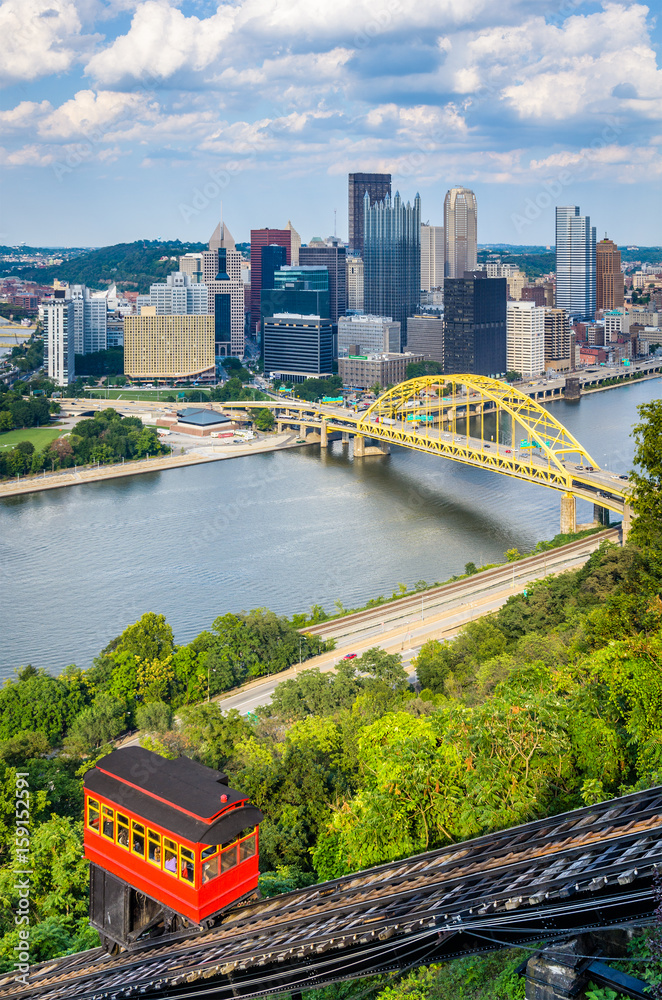 Pittsburgh, Pennsylvania, USA downtown skyline.