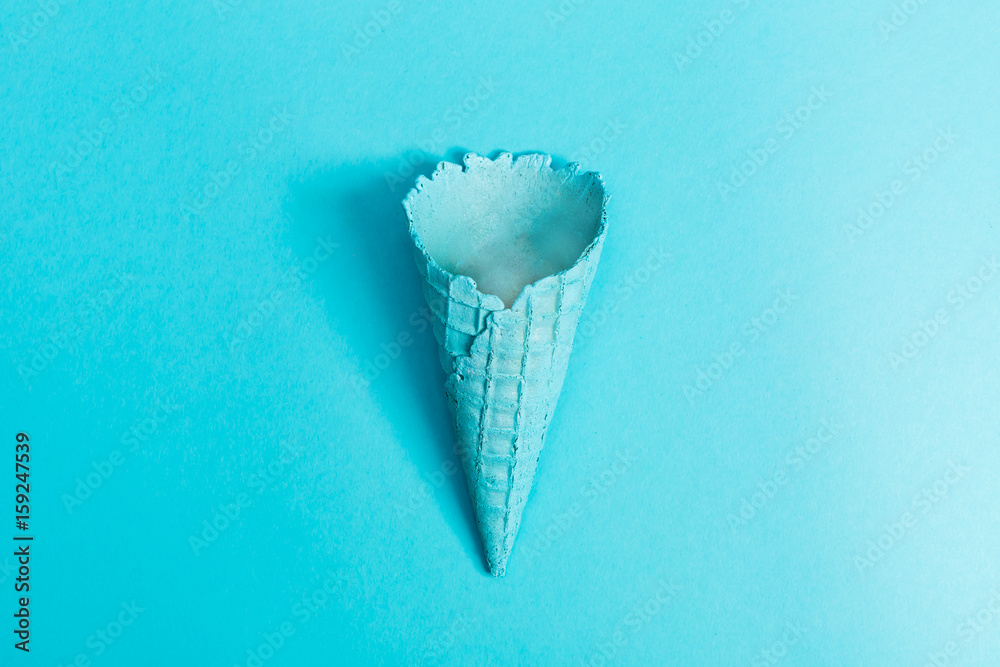 Painted ice cream cone