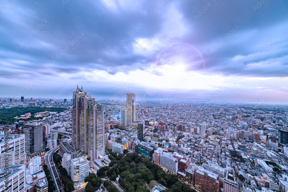 東京の空