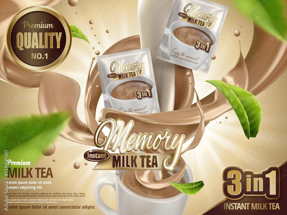 milk tea ad