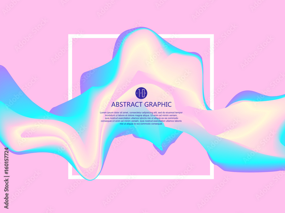 Abstract light, vector graphic design.