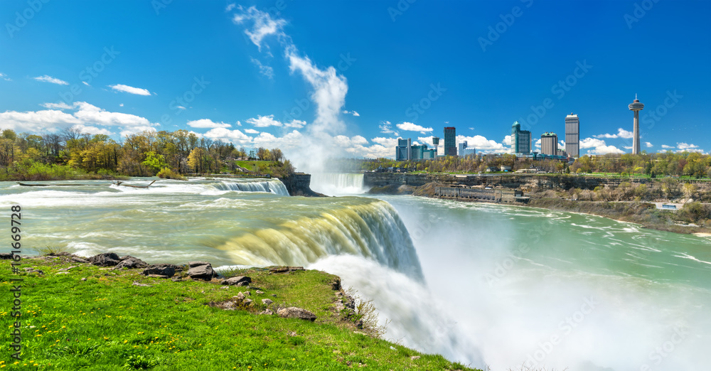 The American Falls at Niagara Falls - New York, USA