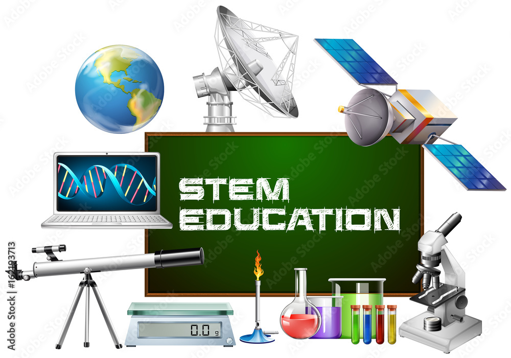 船上和不同设备上的Stem教育