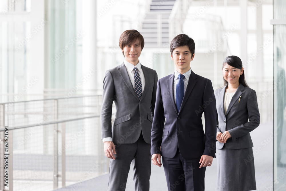 portrait of asian businessteam in office