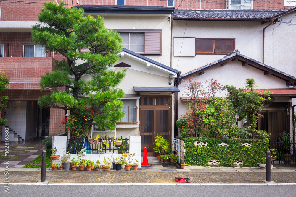 Traditional japanese architecture in Arashiyama, Japan