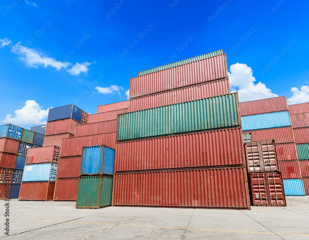 Industrial Container yard for Logistic Import Export business