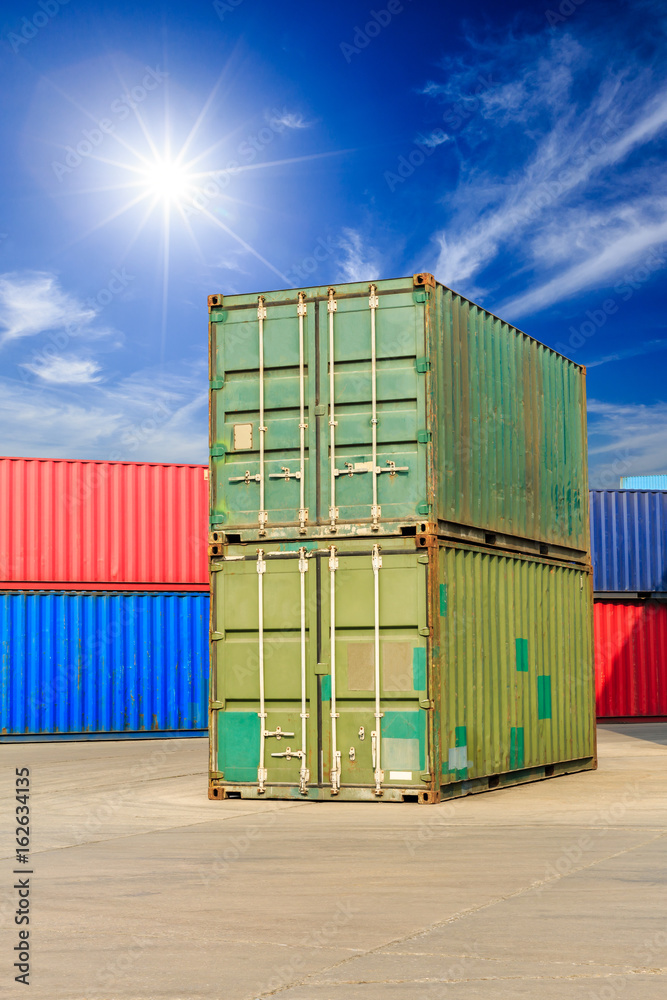 Industrial Container yard for Logistic Import Export business