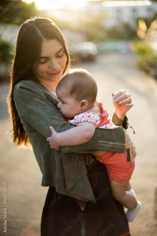 母婴新生儿爱情感家庭