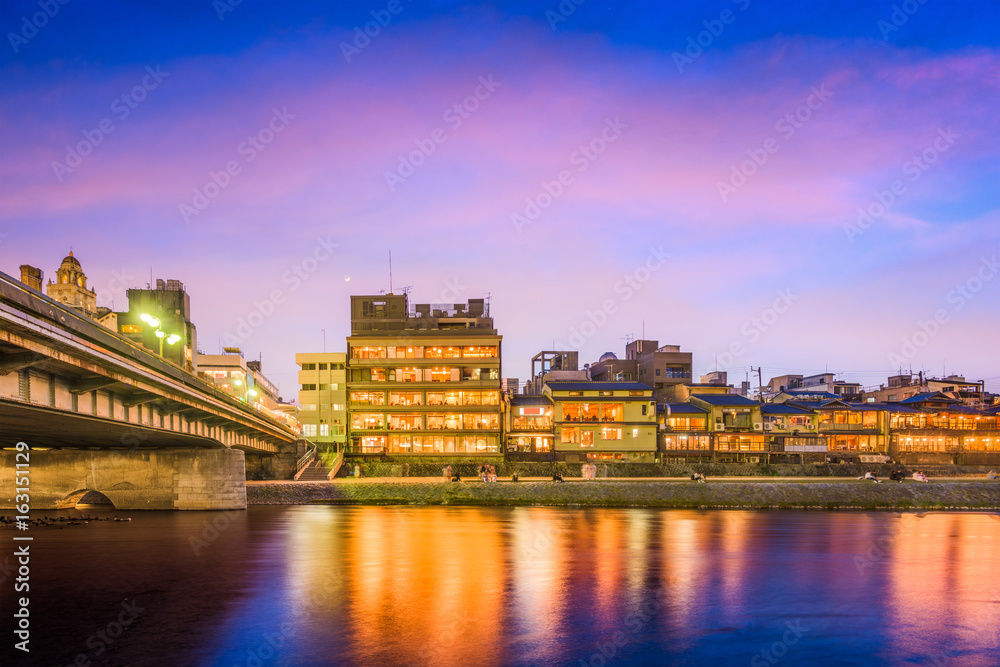 日本京都河景