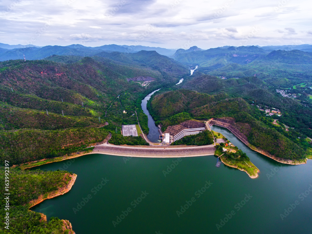 Srinakarin Dam Water Storage The public sector is a dam built to store water for use during the dry 