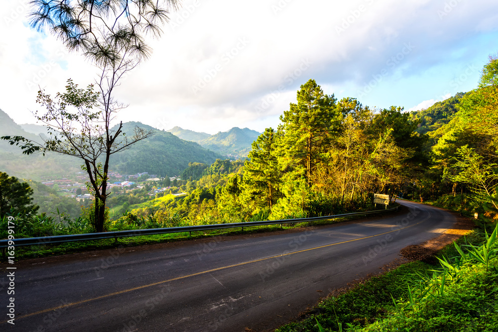 Doi Ang Khang Street in Thailand.