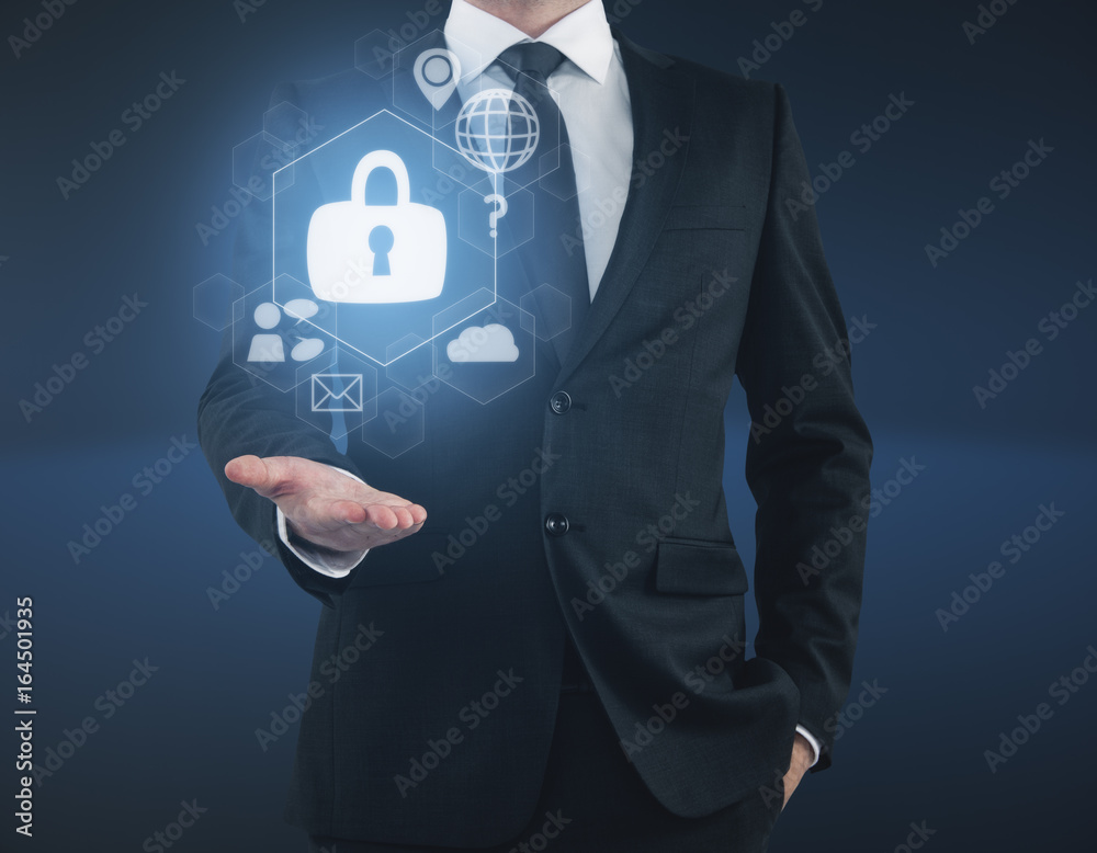 Digital business security concept