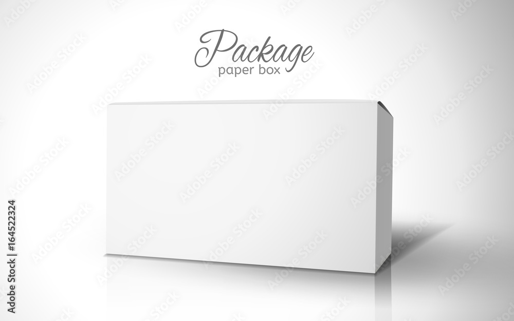 Blank paper box