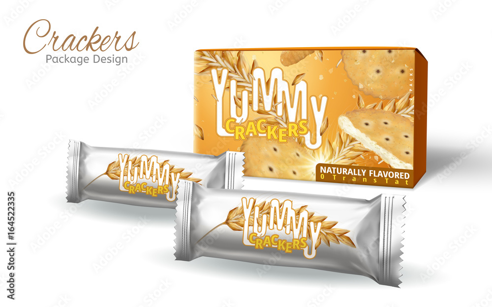 Crackers package design