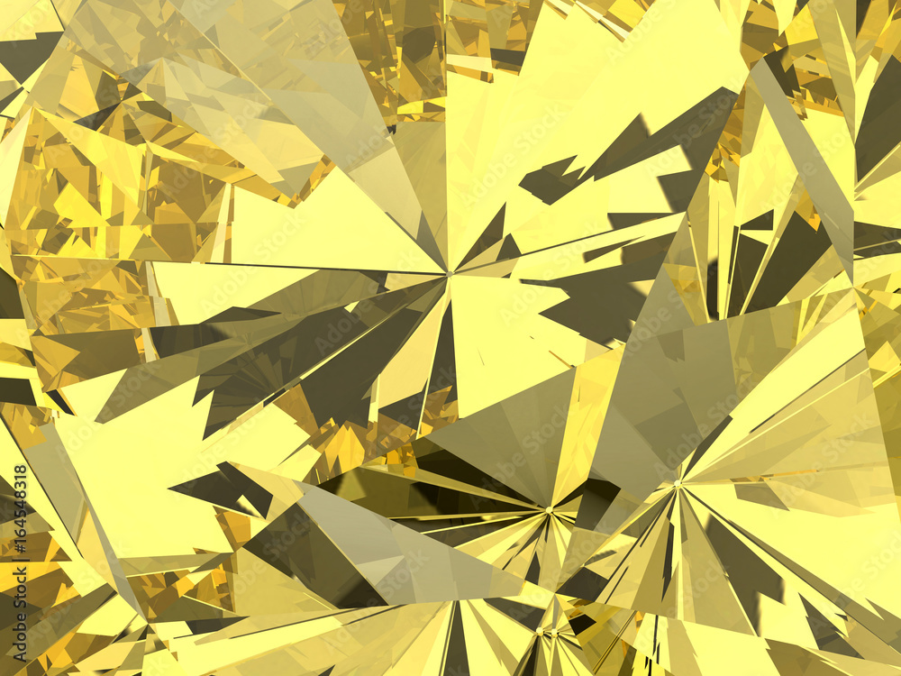 Yellow diamond texture background texture 3d