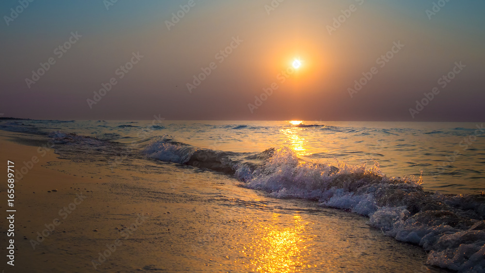 Sunrise. Beautiful sunrise Black sea. Gold sea sunrise. Picture Sea sunrise. Sea sunrise background.