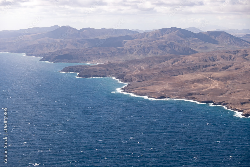 Aerial photography of the Canary Islands