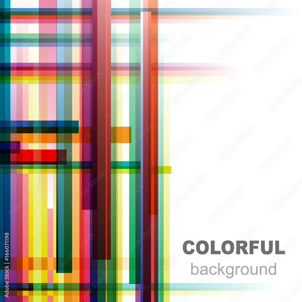 Abstract colorful background, Vector illustration