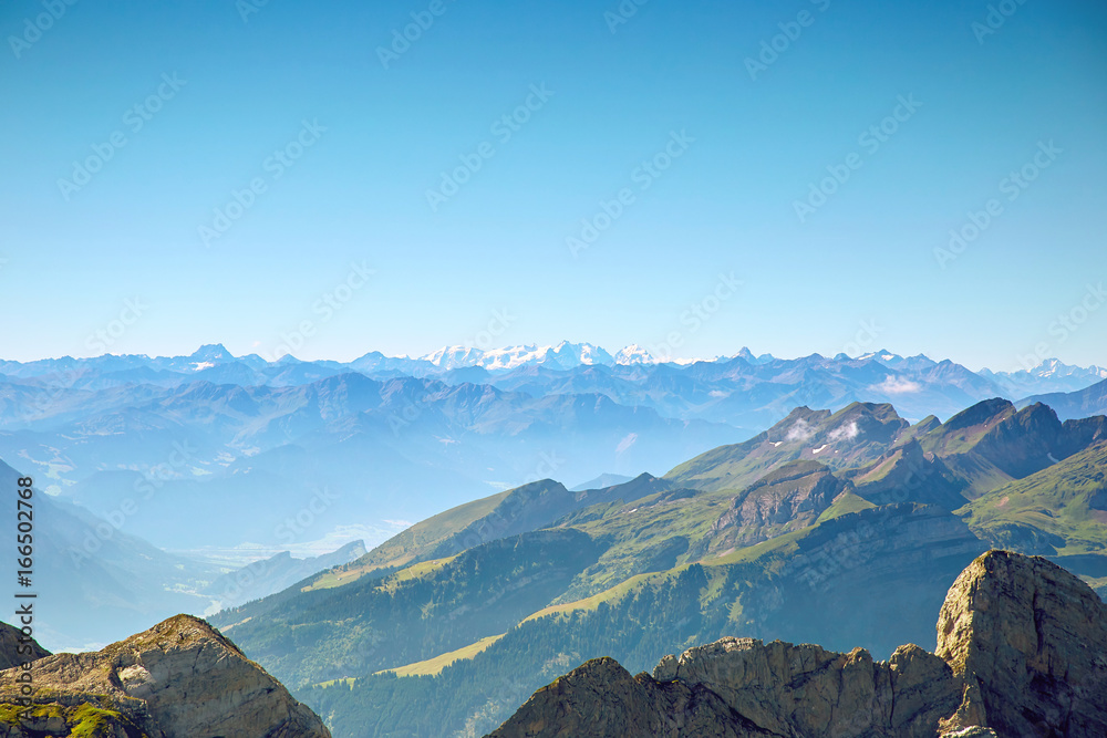 Saentis Mountain landscape