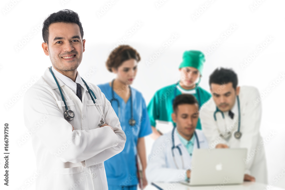 Medical people group - Doctor, Nurse and Surgeon