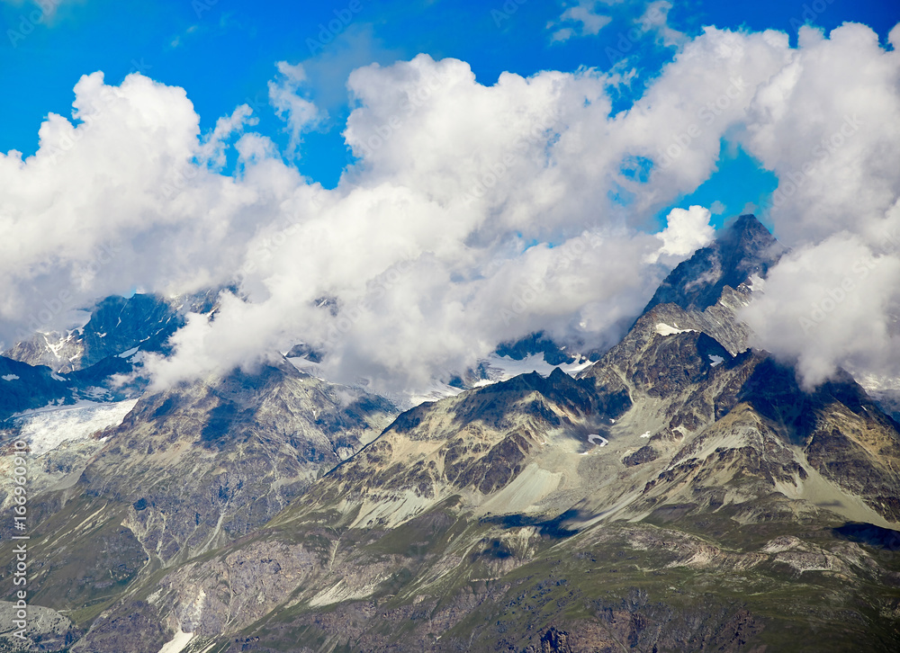 Gornergrat Zermatt，瑞士，瑞士阿尔卑斯山